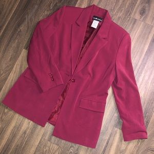 Burgundy Women’s Blazer